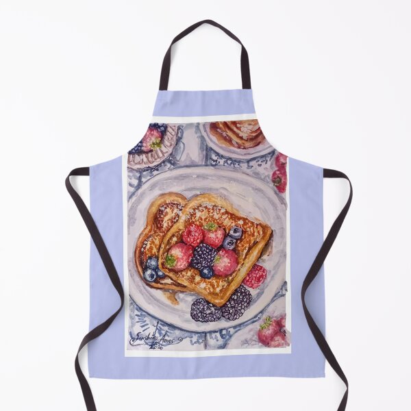 Item preview, Berry Sweet Morning – French Toast Watercolor Art designed and sold by happiartworks .