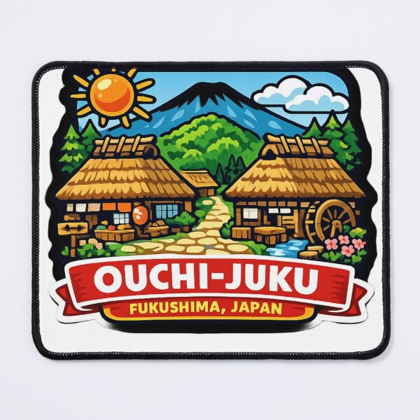Item preview, Ouchi Japan Village Sticker designed and sold by Imaginarium of Chaos falcon88 .
