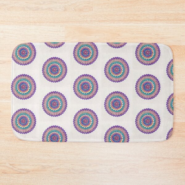 Item preview, Hand Drawn Colorful Mandala Flower designed and sold by Art of heart lab.