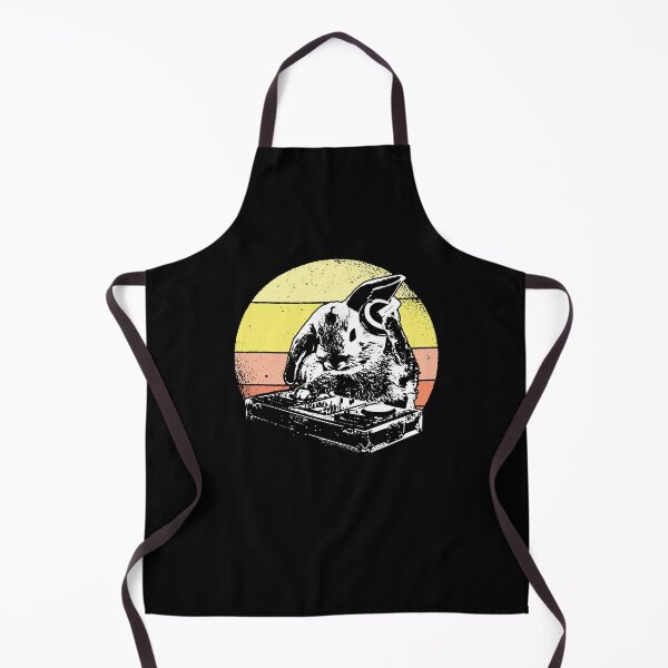 Item preview, Rabbit DJ Retro Sunset Music Mixer Headphones designed and sold by marke770.