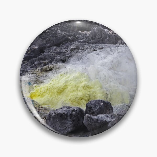 Item preview, Volcanic rocks and sulfur crystals designed and sold by franck380.