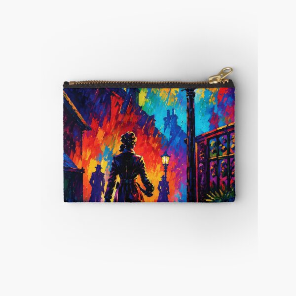Item preview, Rainy Evening Stroll Under Streetlamp Glow designed and sold by RamyGallery.