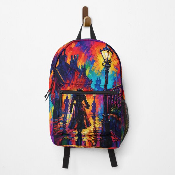 Item preview, Rainy Evening Stroll Under Streetlamp Glow designed and sold by RamyGallery.
