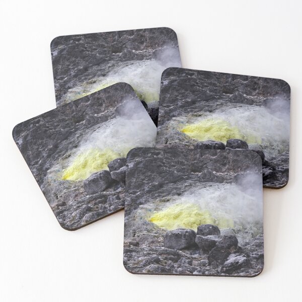 Item preview, Volcanic rocks and sulfur crystals designed and sold by franck380.