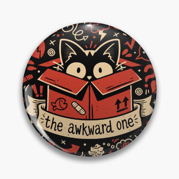Item preview, The Awkward One - Introverted Cat designed and sold by Snouleaf.