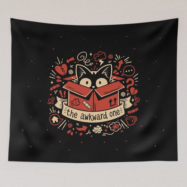 Item preview, The Awkward One - Introverted Cat designed and sold by Snouleaf.