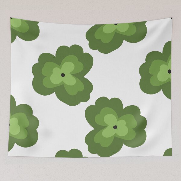 Item preview, Bold Nordic Green Flower Pattern designed and sold by Ailiida.