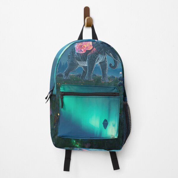 Item preview, Crystalback Giants Aurora Alien Fantasy Landscape designed and sold by Luminous Wilds.