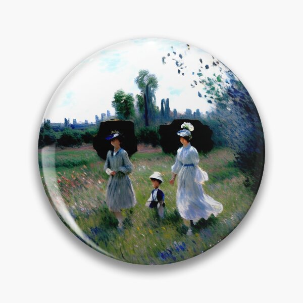 Item preview, Promenade near Argenteuil: Impression of Leisurely Figures designed and sold by artdesignsnow.