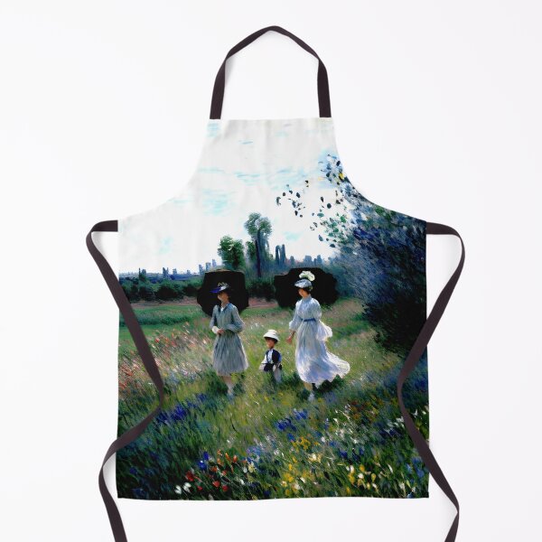 Item preview, Promenade near Argenteuil: Impression of Leisurely Figures designed and sold by artdesignsnow.