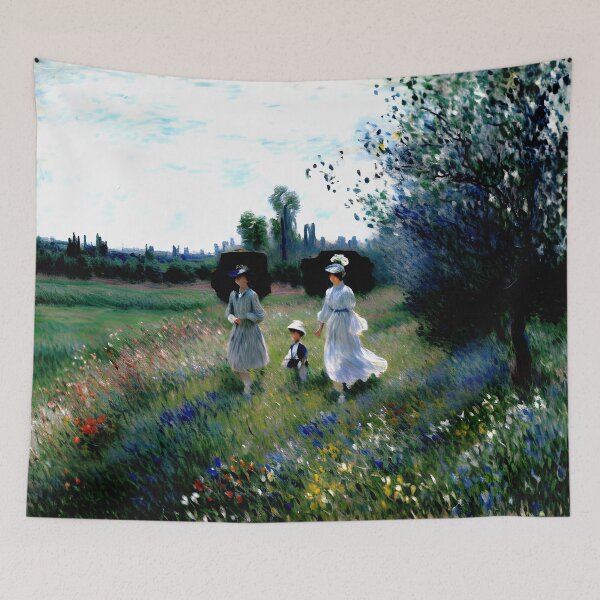 Item preview, Promenade near Argenteuil: Impression of Leisurely Figures designed and sold by artdesignsnow.