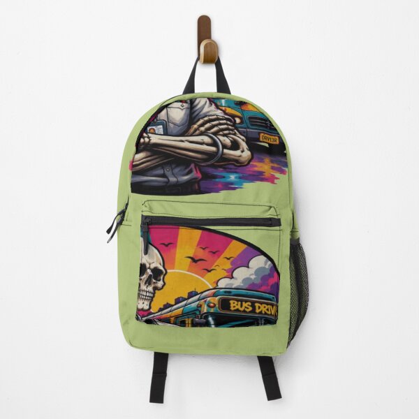 Item preview, Skeleton Bus Driver – Funny Gothic Transit Worker Skull Art designed and sold by RAYBIL.