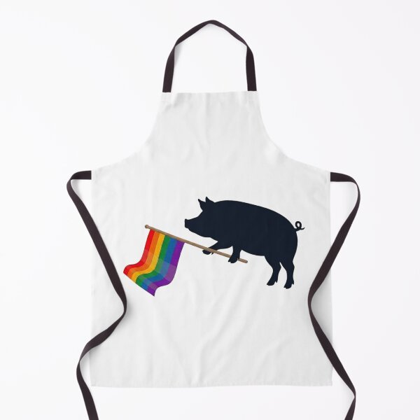 Item preview, Pride Pig Carrying Rainbow Flag – Love, Equality and Acceptance Colorful Pig Design designed and sold by Trendesigne.