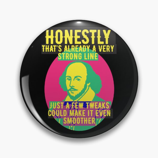 Item preview, Shakespeare quote. Average AI Writing Feedback.  designed and sold by BorysMano.