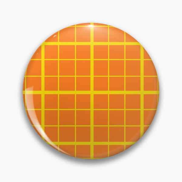Item preview, Yellow On Orange Grid Windowpane Check Design  designed and sold by PatternTitan.