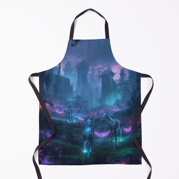 Item preview, Lumifox Pack Neon Jungle Fantasy Landscape designed and sold by Luminous Wilds.