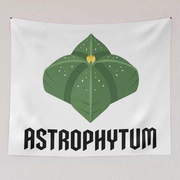 Item preview, Minimalist Astrophytum Quadricostatum Geometric Cactus Graphic designed and sold by GreenDivisionJP.