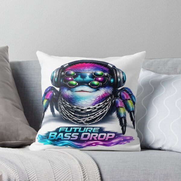 Item preview, Breakcore Matrix Cute Cyber Spider DJ Glitch designed and sold by  ZenRave Designs.