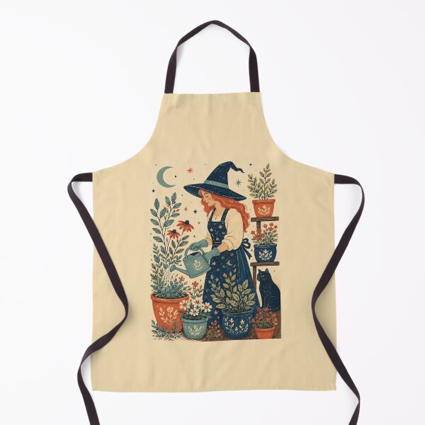 Item preview, Magical Witch Gardener designed and sold by AtlantiqArt.