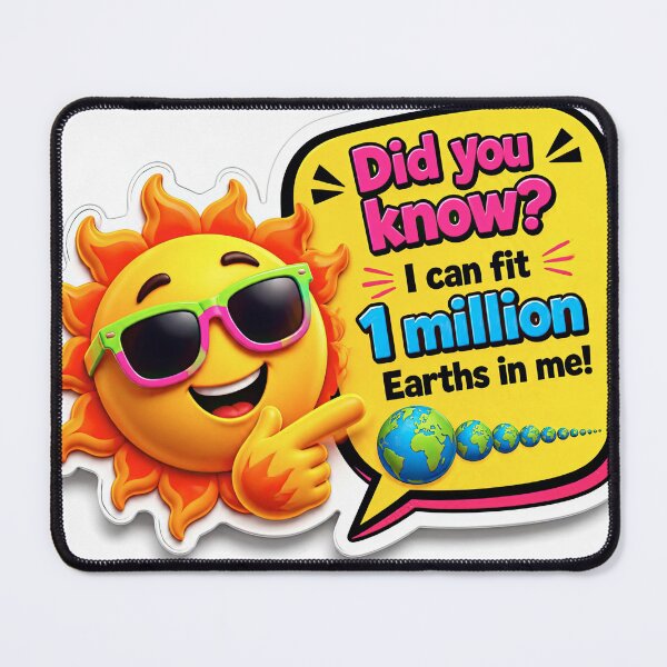Item preview, Space Facts 3D: Cute Sun and Planet Learning Stickers 13 designed and sold by PlayPlearnZone.