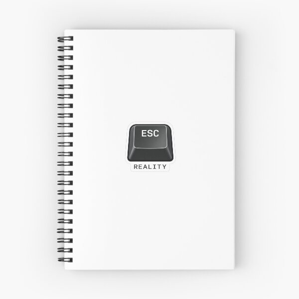 Item preview, ESC Reality — Premium Minimal Developer Sticker designed and sold by hamzakhan0.