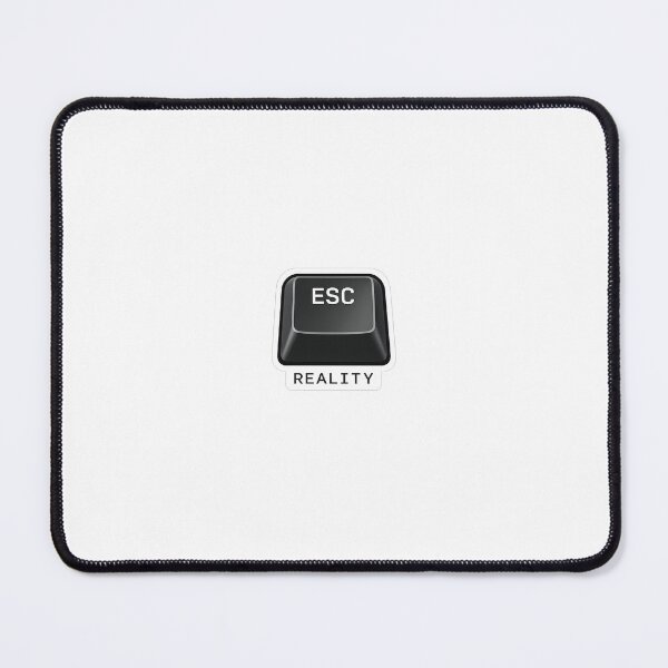 Item preview, ESC Reality — Premium Minimal Developer Sticker designed and sold by hamzakhan0.