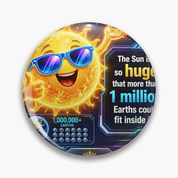 Item preview, Space Facts 3D: Cute Sun and Planet Learning Stickers 16 designed and sold by PlayPlearnZone.
