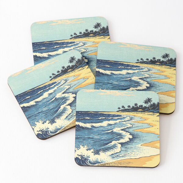 Item preview, Indigo Summer Beach Print designed and sold by synthoso.