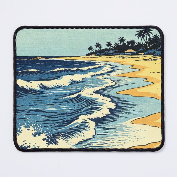 Item preview, Indigo Summer Beach Print designed and sold by synthoso.