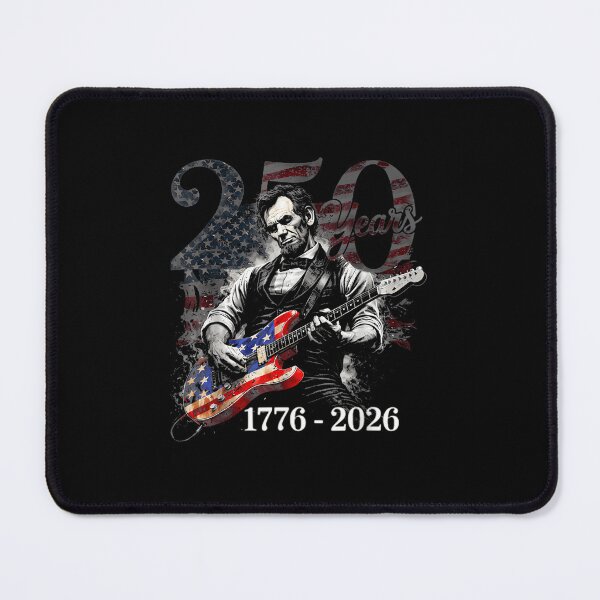 Item preview, Abraham Lincolns Playing Guitar 4Th July 250Th Anniversary designed and sold by Ulricoarino.