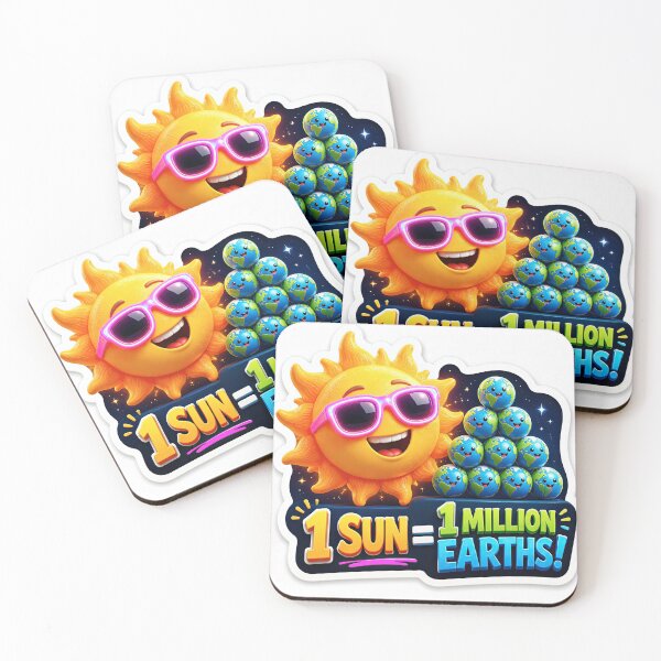 Item preview, Space Facts 3D: Cute Sun and Planet Learning Stickers 19 designed and sold by PlayPlearnZone.