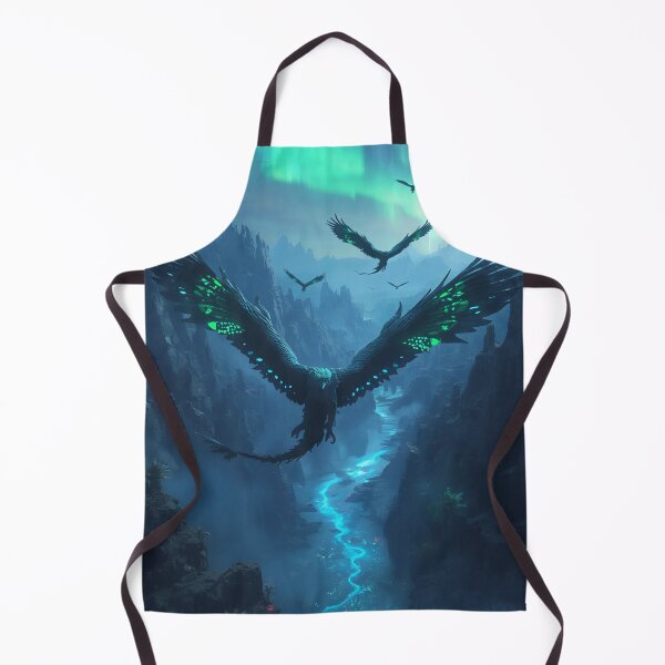 Item preview, Aurora Featherdrakes Fantasy Alien Canyon Landscape designed and sold by Luminous Wilds.