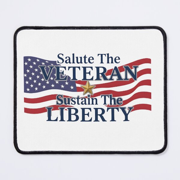 Item preview, Salute The Veteran Sustain The Liberty designed and sold by laughingshirts.
