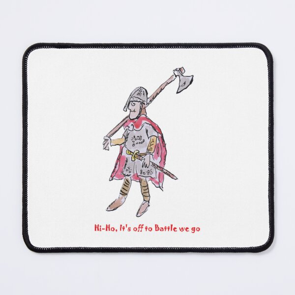 Item preview, norman knight with axe designed and sold by Inky Fingers Illustrations.