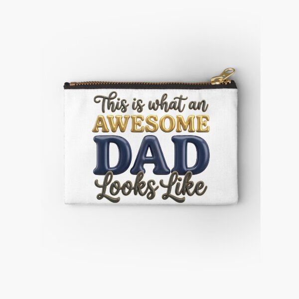 Item preview, Awesome Dad Gold Navy 3D Design - Perfect Father's Day Gift designed and sold by SideKickCreates.