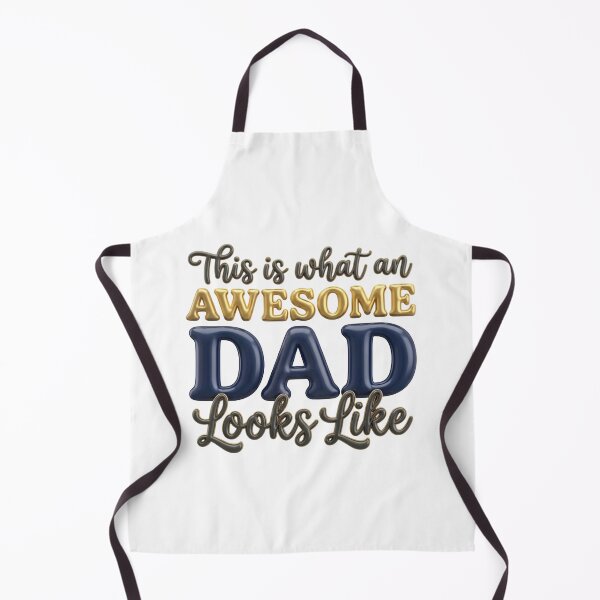 Item preview, Awesome Dad Gold Navy 3D Design - Perfect Father's Day Gift designed and sold by SideKickCreates.