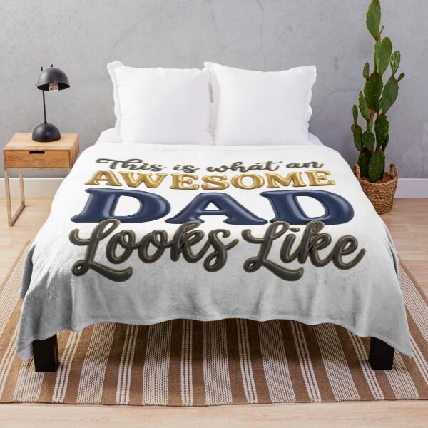 Item preview, Awesome Dad Gold Navy 3D Design - Perfect Father's Day Gift designed and sold by SideKickCreates.