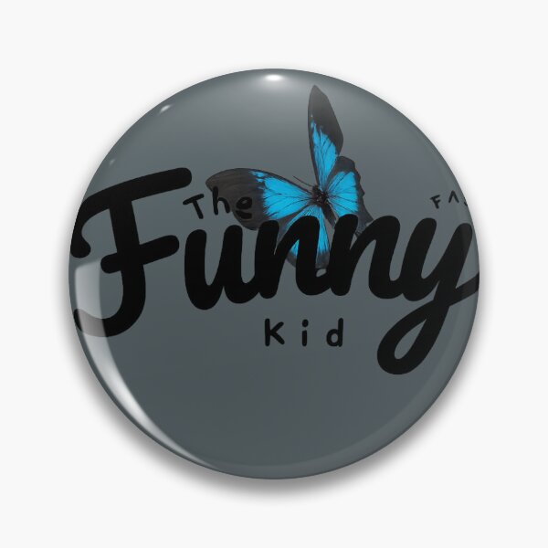 Item preview, The Funny Kid Fashion | Blue Butterfly Logo Design designed and sold by Annuwinder.
