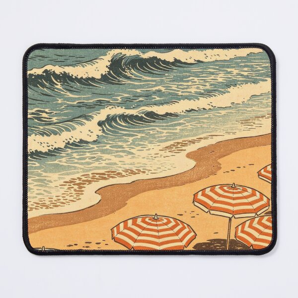 Item preview, Beach Umbrella Wave Scene designed and sold by synthoso.
