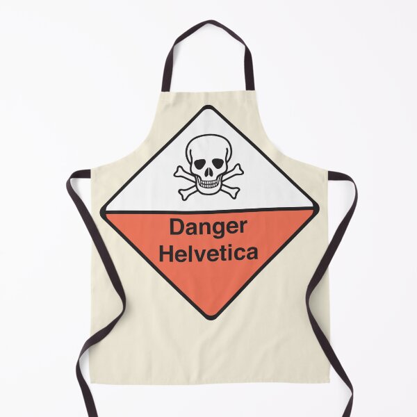 Item preview, Danger Helvetica designed and sold by Meta Cortex.