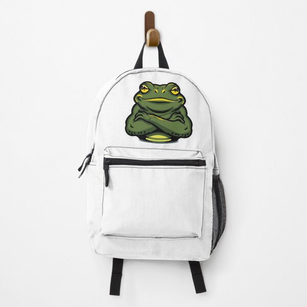 Item preview, Menacing Frog — Funny Intimidating Frog Sticker designed and sold by tommysworks.