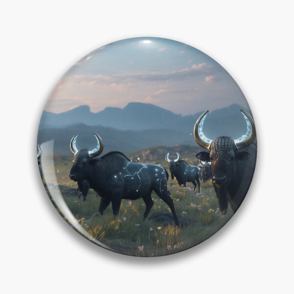 Item preview, Starhorn Grazers Fantasy Alien Plains Landscape designed and sold by Luminous Wilds.