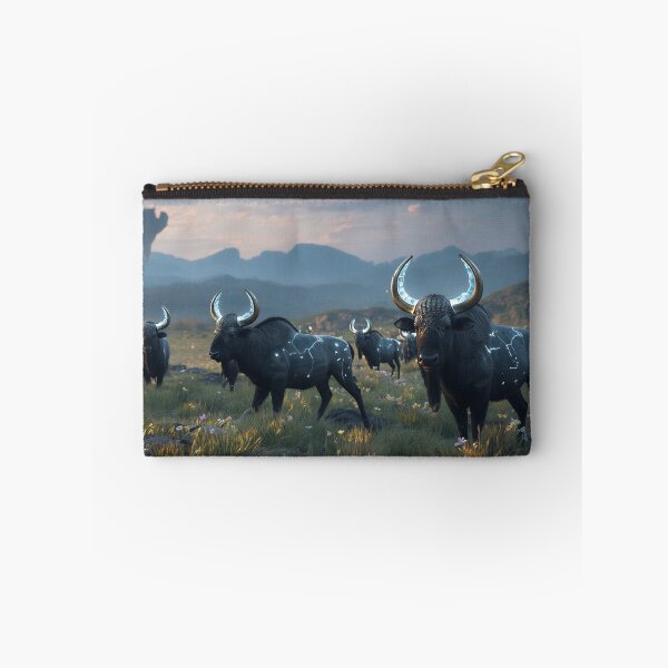 Item preview, Starhorn Grazers Fantasy Alien Plains Landscape designed and sold by Luminous Wilds.