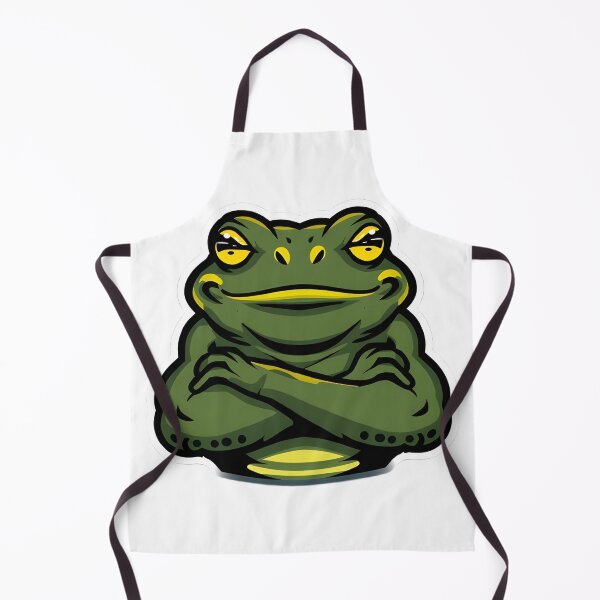 Item preview, Menacing Frog — Funny Intimidating Frog Sticker designed and sold by tommysworks.