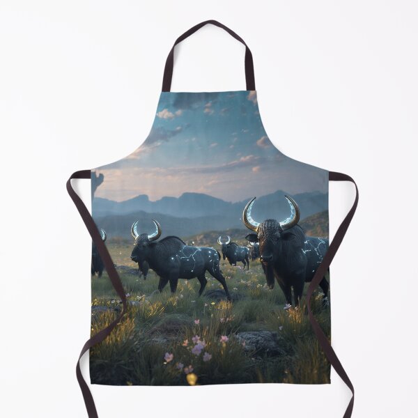 Item preview, Starhorn Grazers Fantasy Alien Plains Landscape designed and sold by Luminous Wilds.