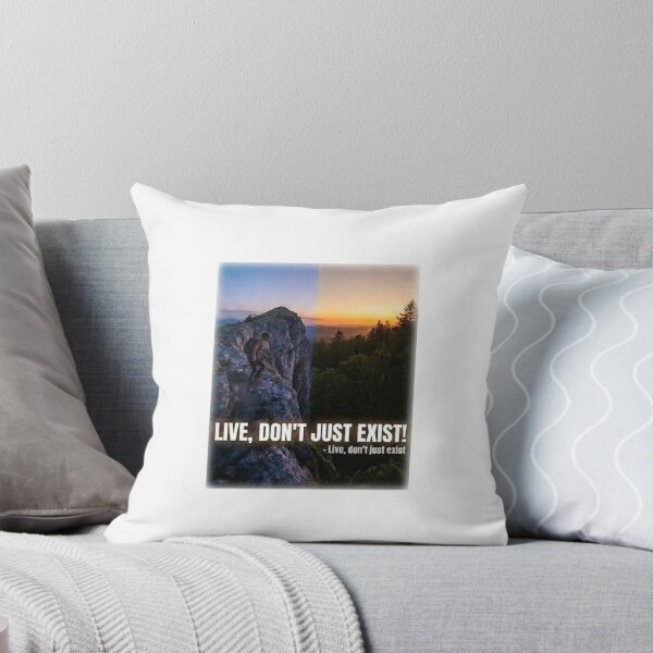 Item preview, Live, Don't Just Exist - Adventure & Nature Motivational Quote designed and sold by Csaba1983.