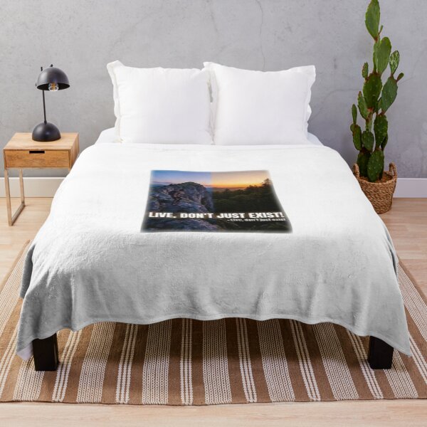 Item preview, Live, Don't Just Exist - Adventure & Nature Motivational Quote designed and sold by Csaba1983.