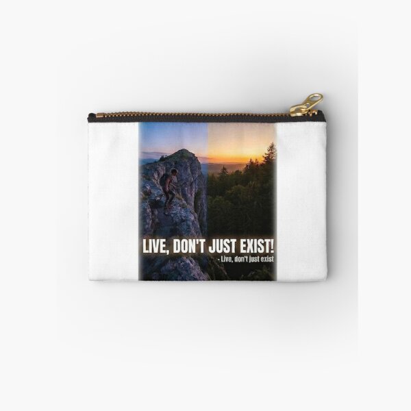 Item preview, Live, Don't Just Exist - Adventure & Nature Motivational Quote designed and sold by Csaba1983.