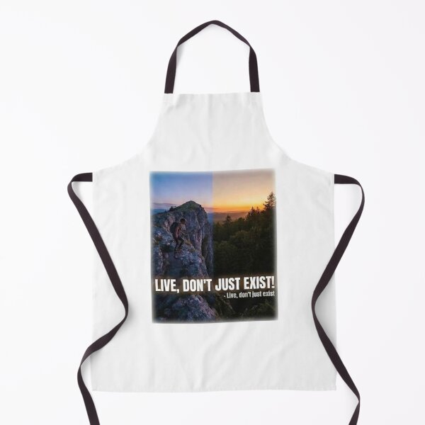 Item preview, Live, Don't Just Exist - Adventure & Nature Motivational Quote designed and sold by Csaba1983.