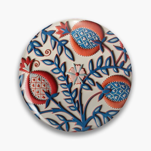 Item preview, Ottoman Pomegranate Suzani Tapestry Print designed and sold by Vicky Brago-Mitchell®.